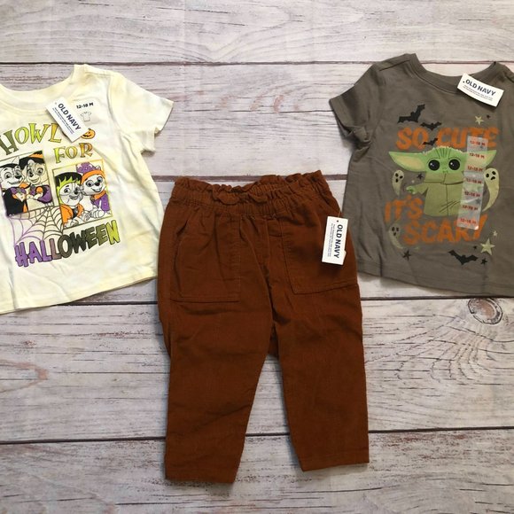 Cute Halloween Paw Patrol & Baby Yoda Star Wars Baby Set, 12-18 Months, NWT - Picture 10 of 10